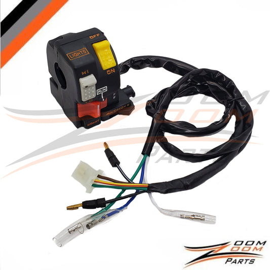 New Switch Assembly for 1988-1995 Honda TRX300 300fw Fourtrax 4x4 L/H Start/Stop Light