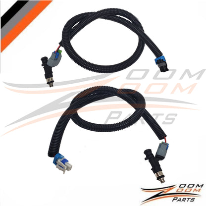 Fuel Injector Black Plug Mag Right Side & PTO Left Side Fits 2011 2012 2013 2014 Polaris RZR 800 UTV