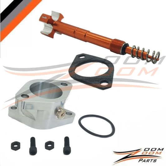 UPGRADED ALUMINUM INTAKE BOOT & ADJUSTABLE FUEL SCREW FOR 1987-2004 YAMAHA WARRIOR 350 YFM 350 CARBURETOR GASKET O-RING