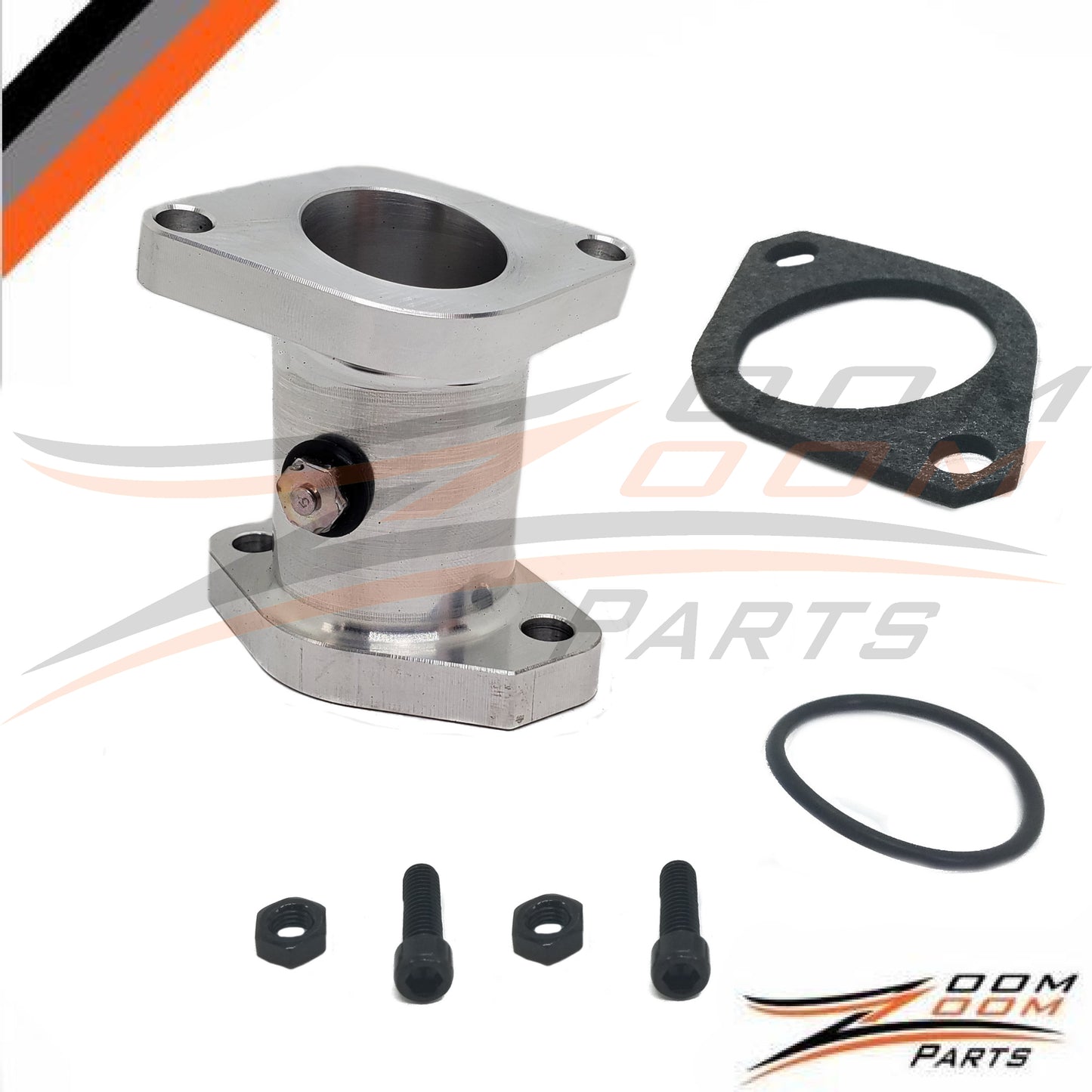 Upgraded Aluminum Intake Boot For 1993 -1998 Yamaha Kodiak 400 YFM400 FW CARBURETOR GASKET O-RING MADE IN U.S.A FREE FEDEX 2 DAY SHIPPING