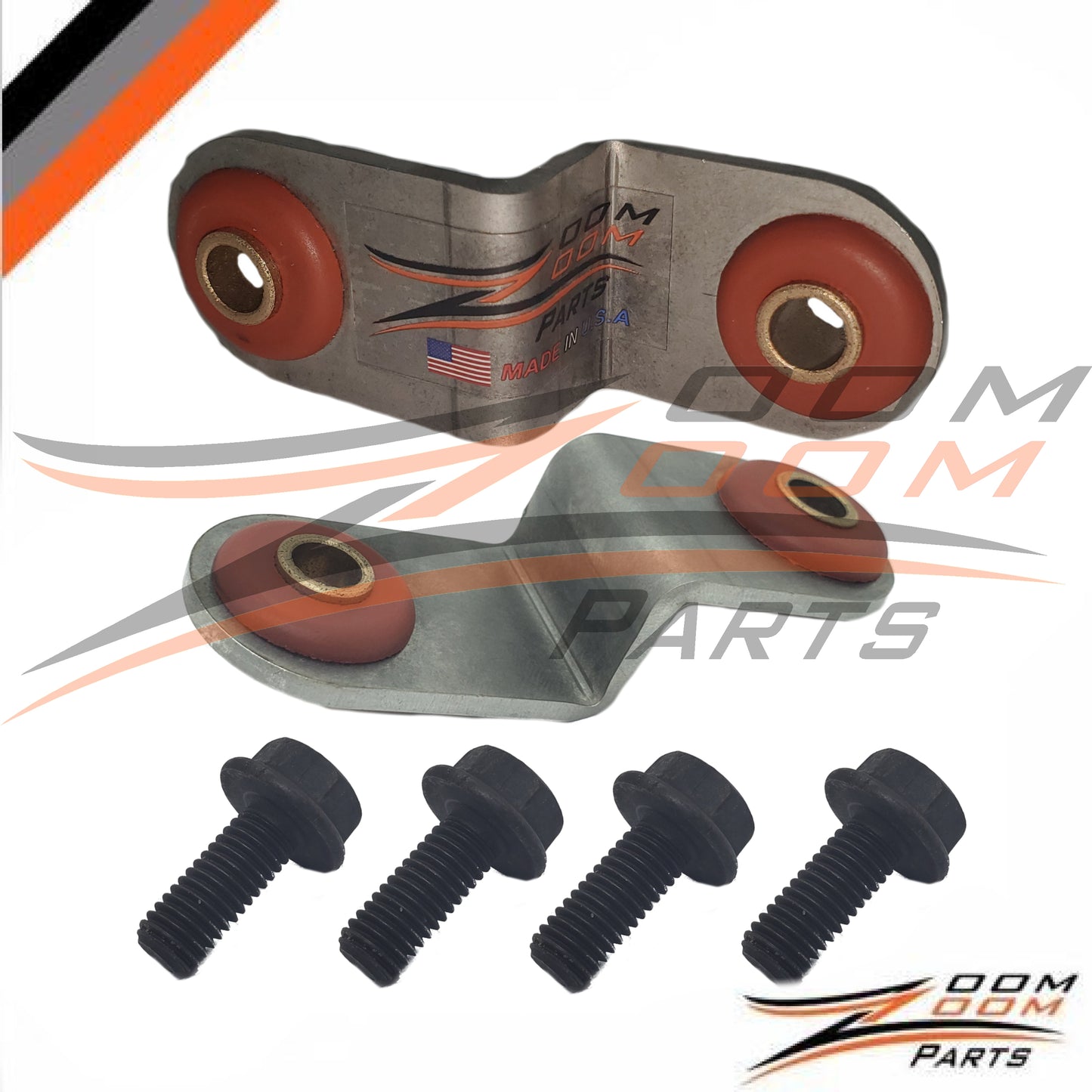 Upgraded Stainless exhaust muffler stay kit for 1987-2006 Yamaha Banshee 350 YFZ350 MADE IN USA FREE FEDEX 2 DAY SHIPPING