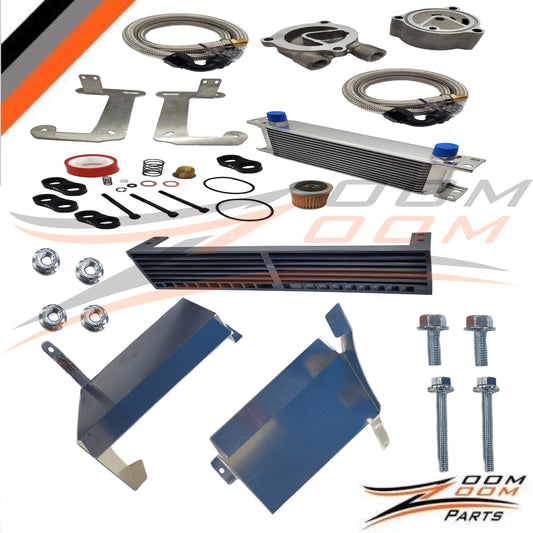 Upgraded 1987-2004 Yamaha Warrior 350 "ULTIMATE" Cooling Kit Oil Cooler and Air scoop package deal