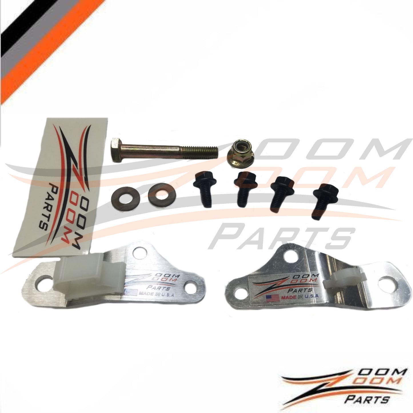 ZOOM ZOOM PARTS UPGRADED ALUMINUM TOP MOTOR MOUNTS FOR 1987 - 2004 YAMAHA WARRIOR 350 YFM MADE IN U.S.A FREE FEDEX 2 DAY SHIPPING